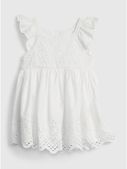 ivory tea length dress with sleeves