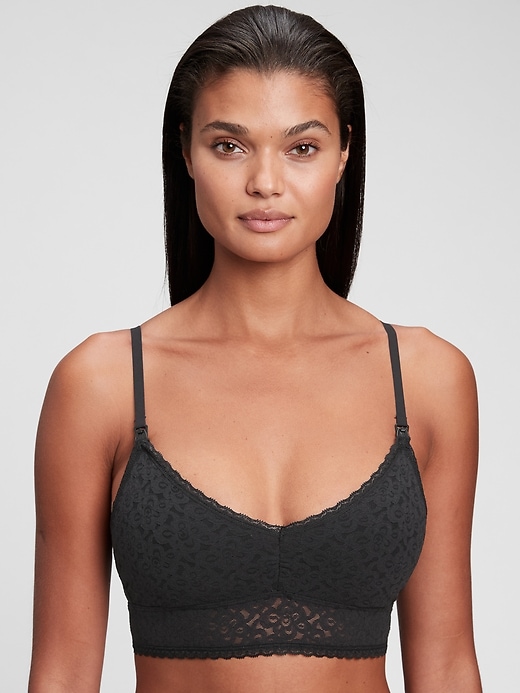 Image number 5 showing, Maternity Lace Nursing Bra