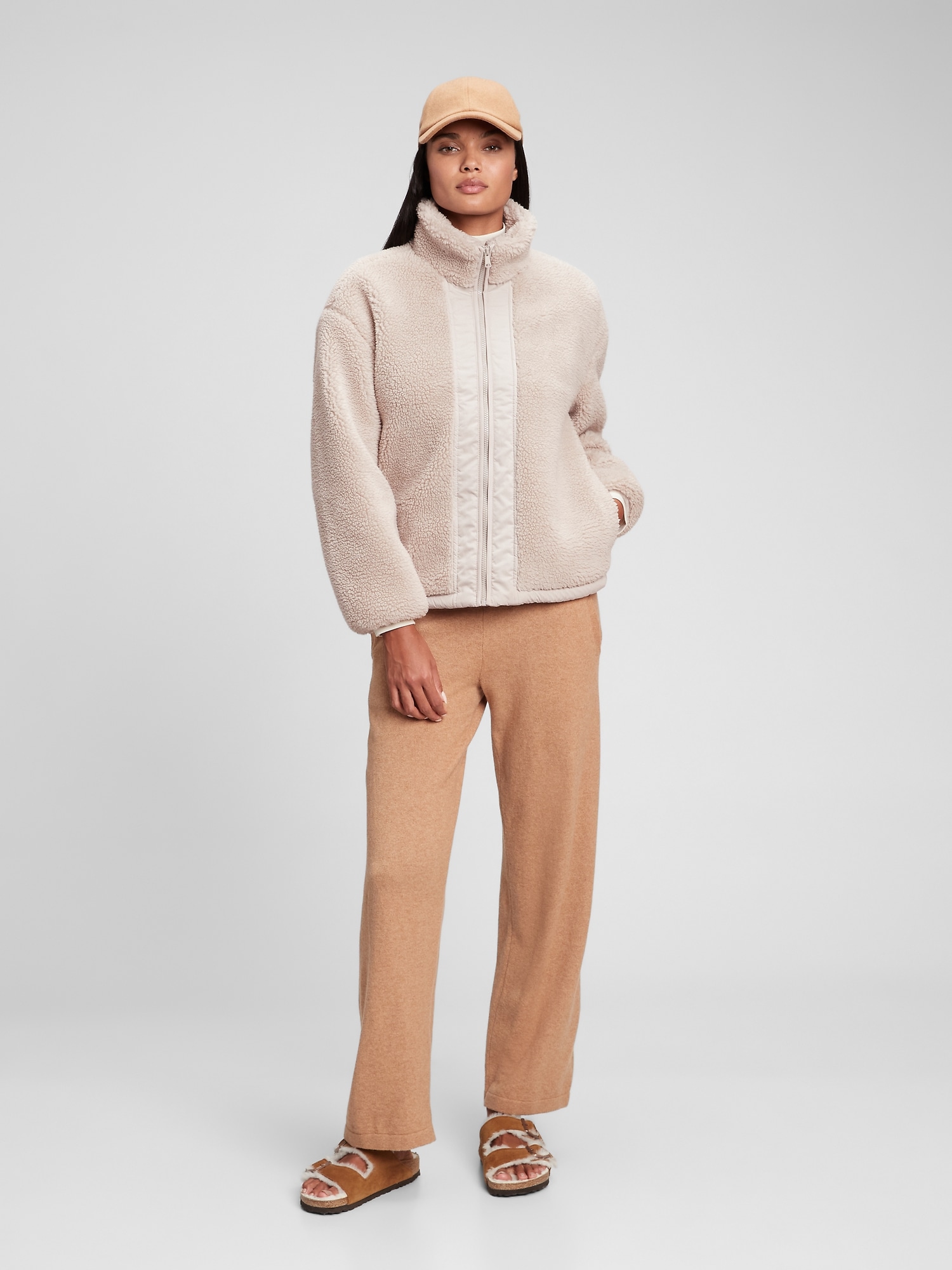 Relaxed Sherpa Jacket | Gap
