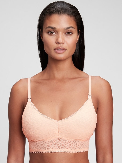 Image number 2 showing, Maternity Lace Nursing Bra