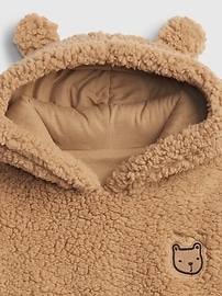 View large product image 3 of 3. Toddler Brannan Bear Sherpa Hoodie