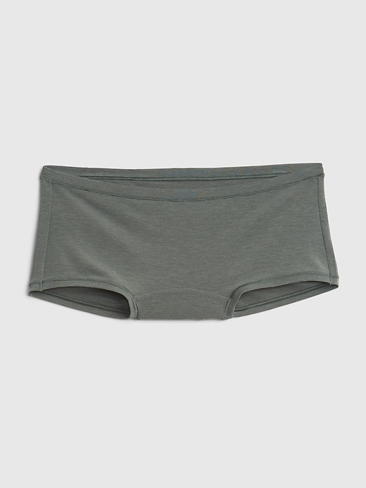 1 of 8 showing, with the color new vintage green of product Breathe Shorty