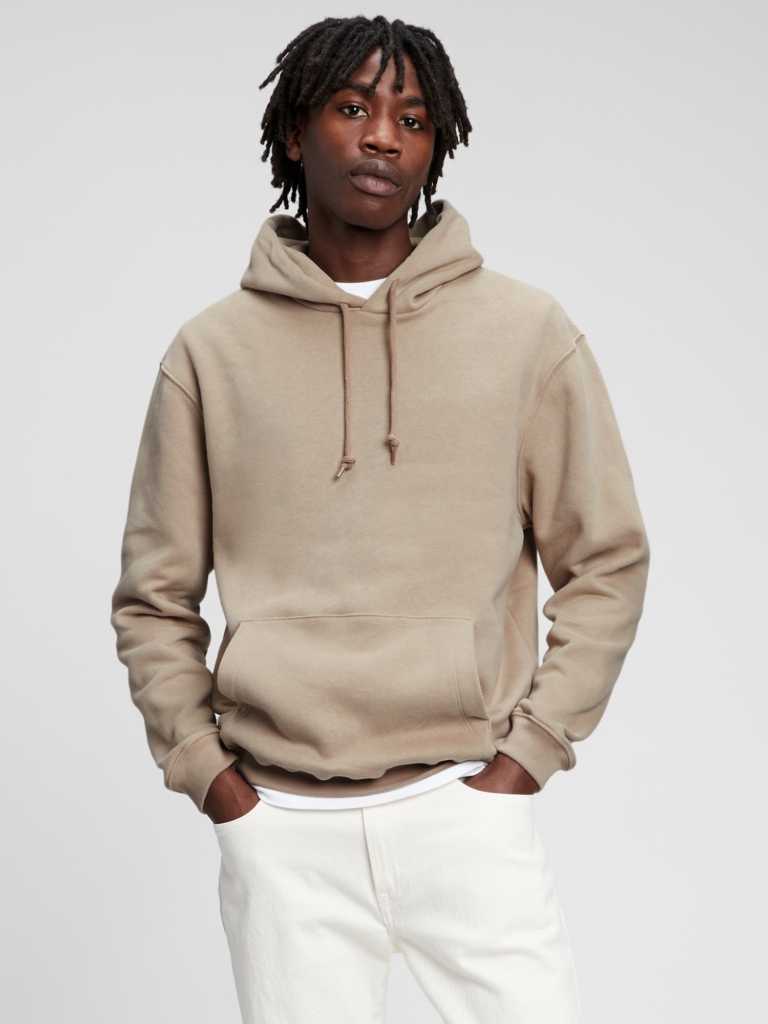 Gap Vintage Soft Hoodie In Cappuccino Brown | ModeSens