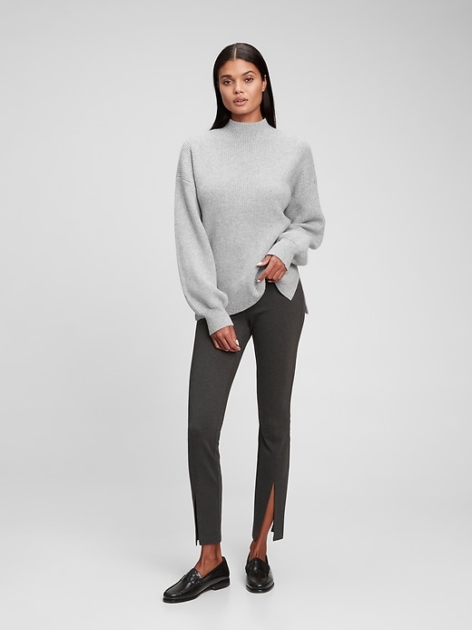 Image number 9 showing, Oversized Funnel-Neck Sweater