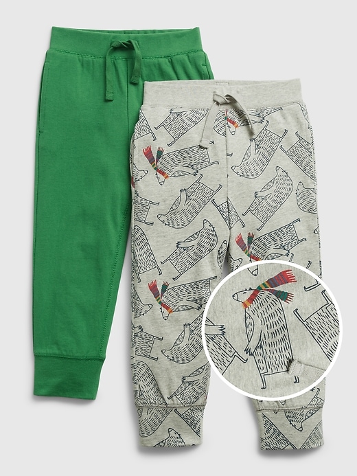 Image number 1 showing, Toddler Mix and Match Pull-On Pants (2-Pack)