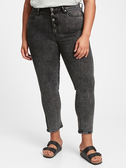 Gap High Rise Vintage Slim Jeans With Washwell