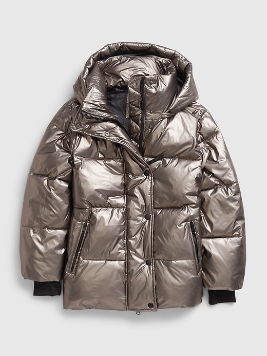 Image number 8 showing, Recycled Oversized Heavyweight Puffer Jacket