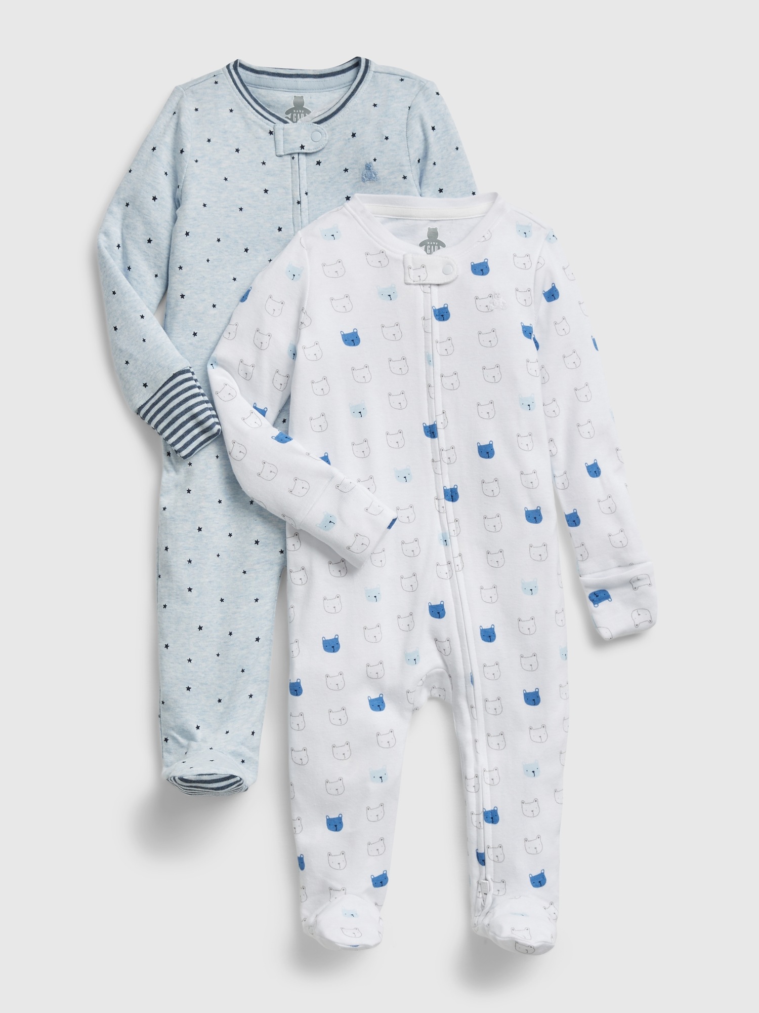 Baby 100 Organic Cotton First Favorite OnePiece (2Pack) Gap