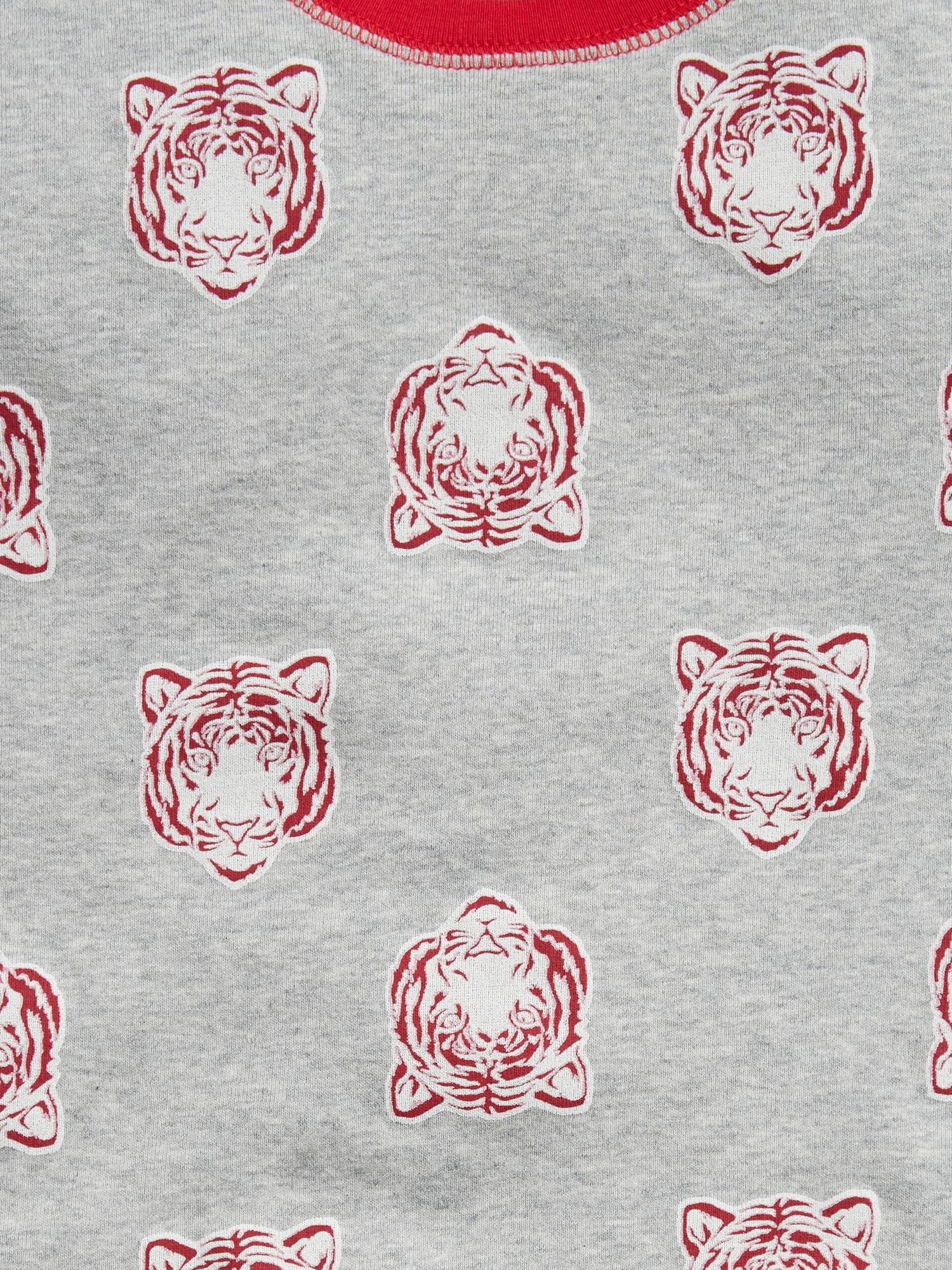 Kids 100 Organic Cotton Tiger Print PJ Set Gap