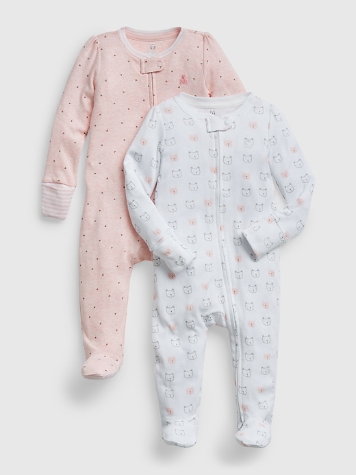 Baby 100% Organic Cotton First Favorite One-Piece (2-Pack)