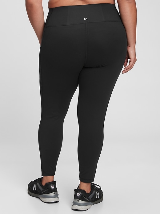 Image number 7 showing, GapFit High Rise Power Compression 7/8 Leggings
