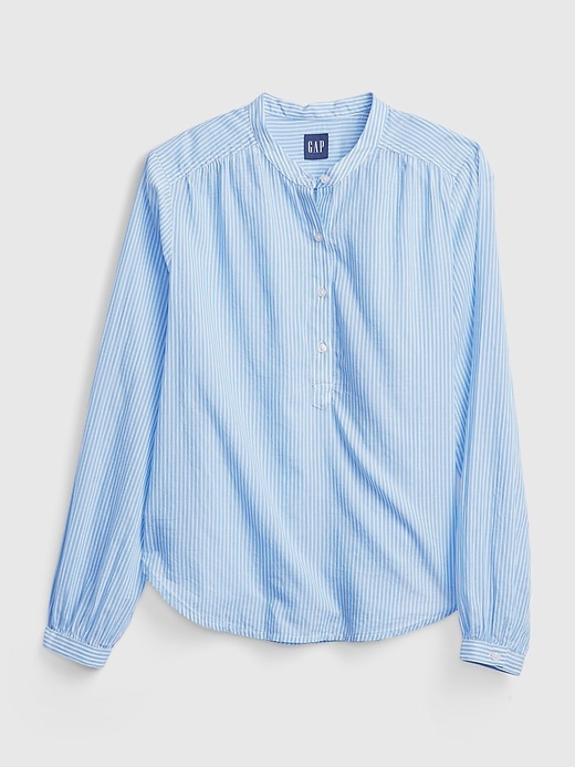 Image number 8 showing, Shirred Popover Shirt