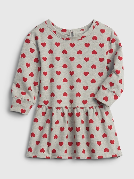 View large product image 1 of 1. Toddler Long Sleeve Print Dress