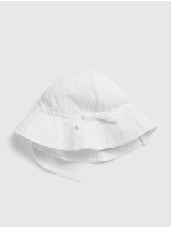 Baby Eyelet Bucket Hat | Gap