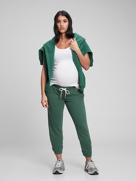 Maternity Fleece Under Belly Joggers