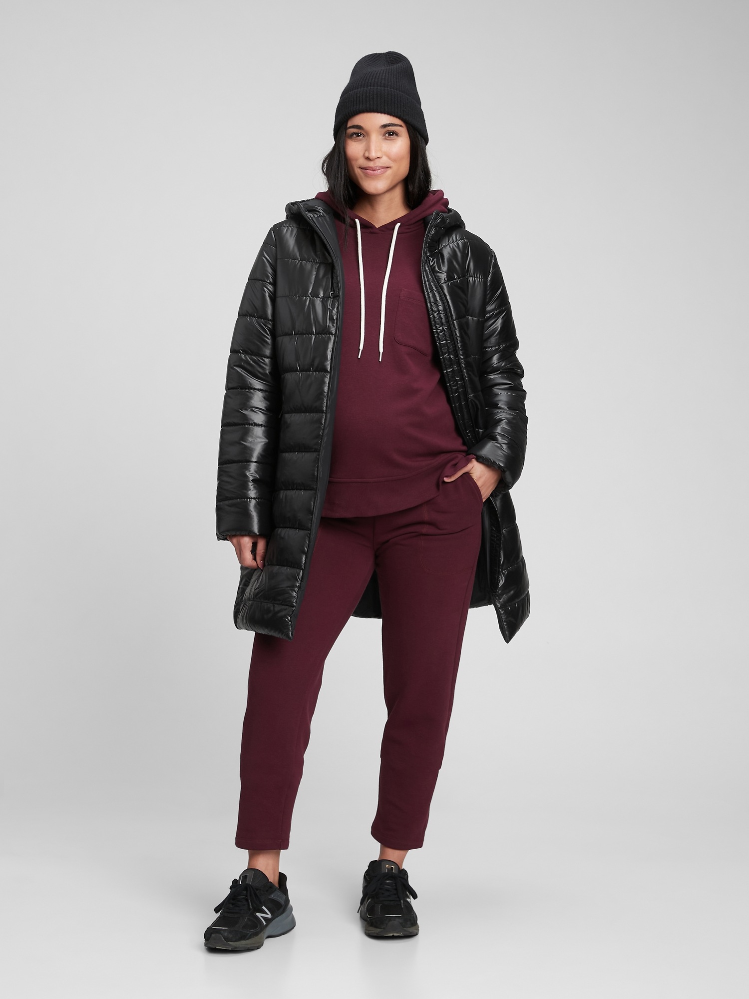 Maternity Recycled Puffer Jacket | Gap