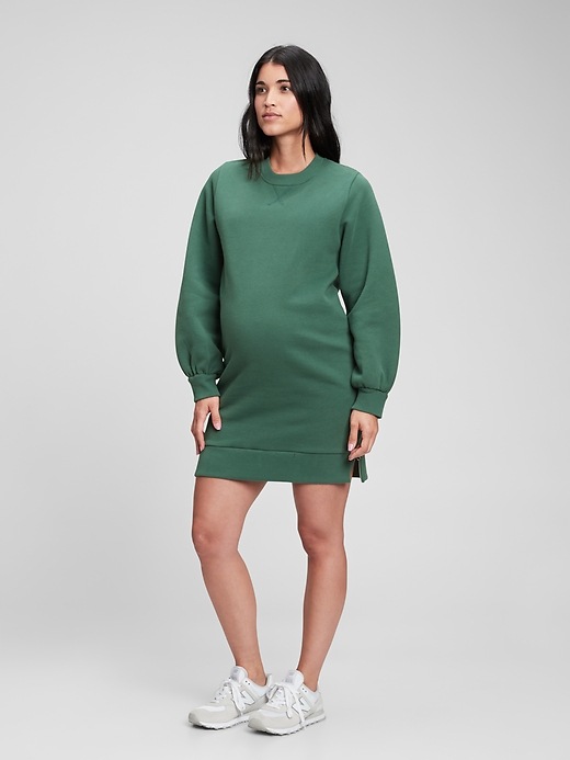 View large product image 1 of 1. Maternity Sweatshirt Dress