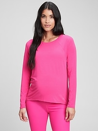 View large product image 1 of 1. Maternity Breathe Long Sleeve T-Shirt