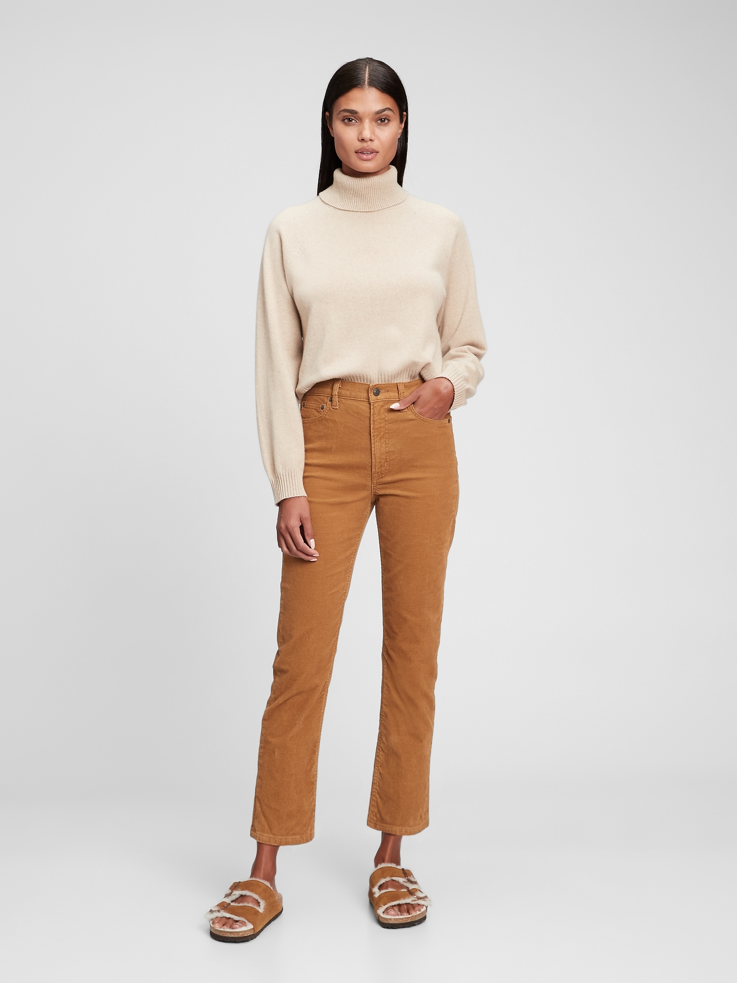 High Rise Vintage Slim Corduroy With Washwell | Gap