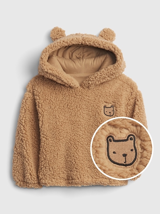 View large product image 1 of 3. Toddler Brannan Bear Sherpa Hoodie