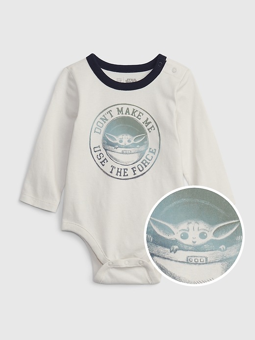 Image number 1 showing, babyGap &#124 Star Wars&#153 100% Organic Cotton Mix and Match Graphic Bodysuit