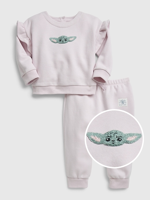 Image number 1 showing, babyGap &#124 Star Wars&#153 Graphic Ruffle Outfit Set
