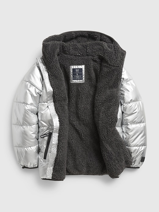Image number 4 showing, Kids Metallic Puffer