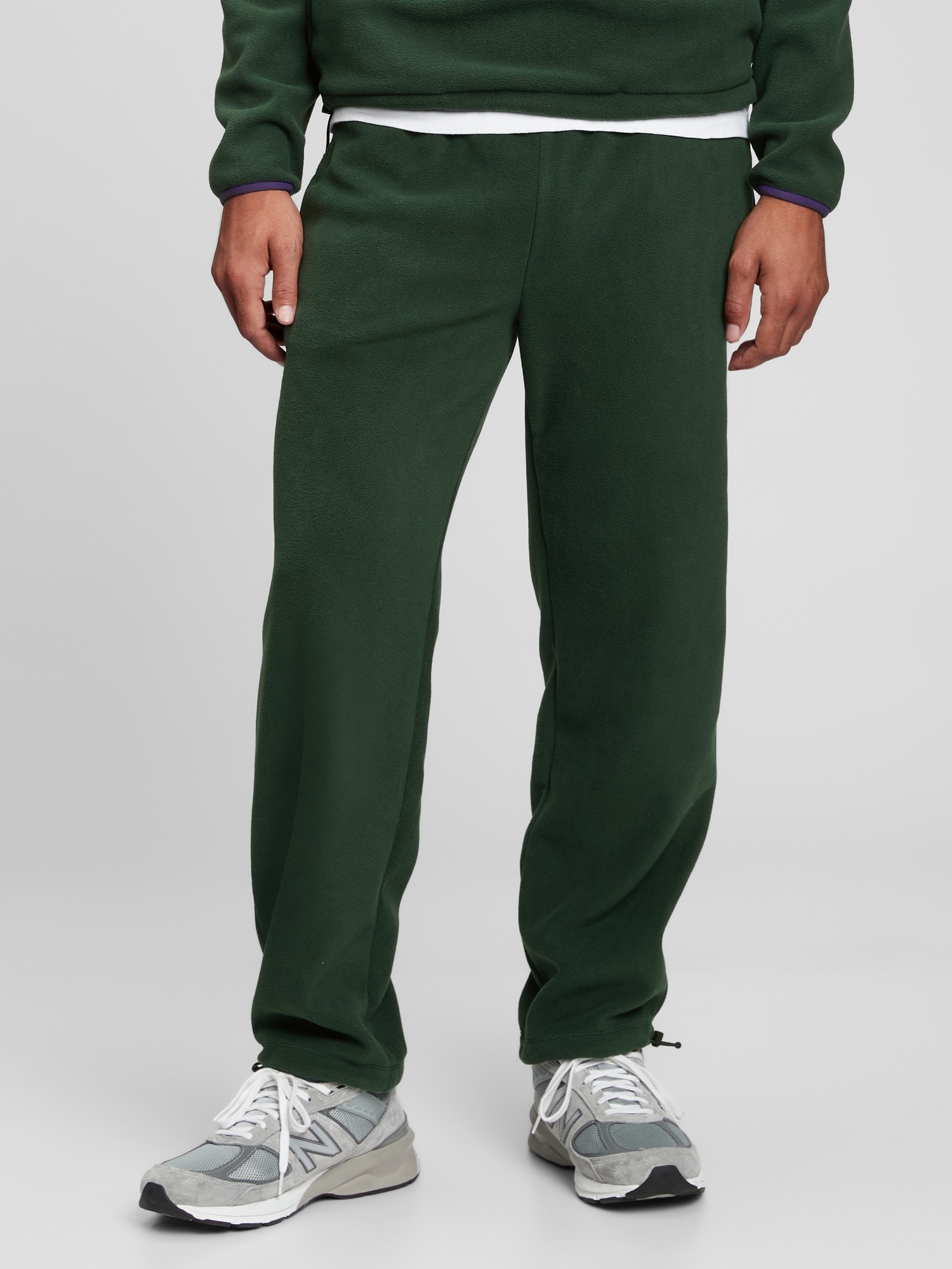 100 Recycled Polyester Arctic Fleece Joggers Gap
