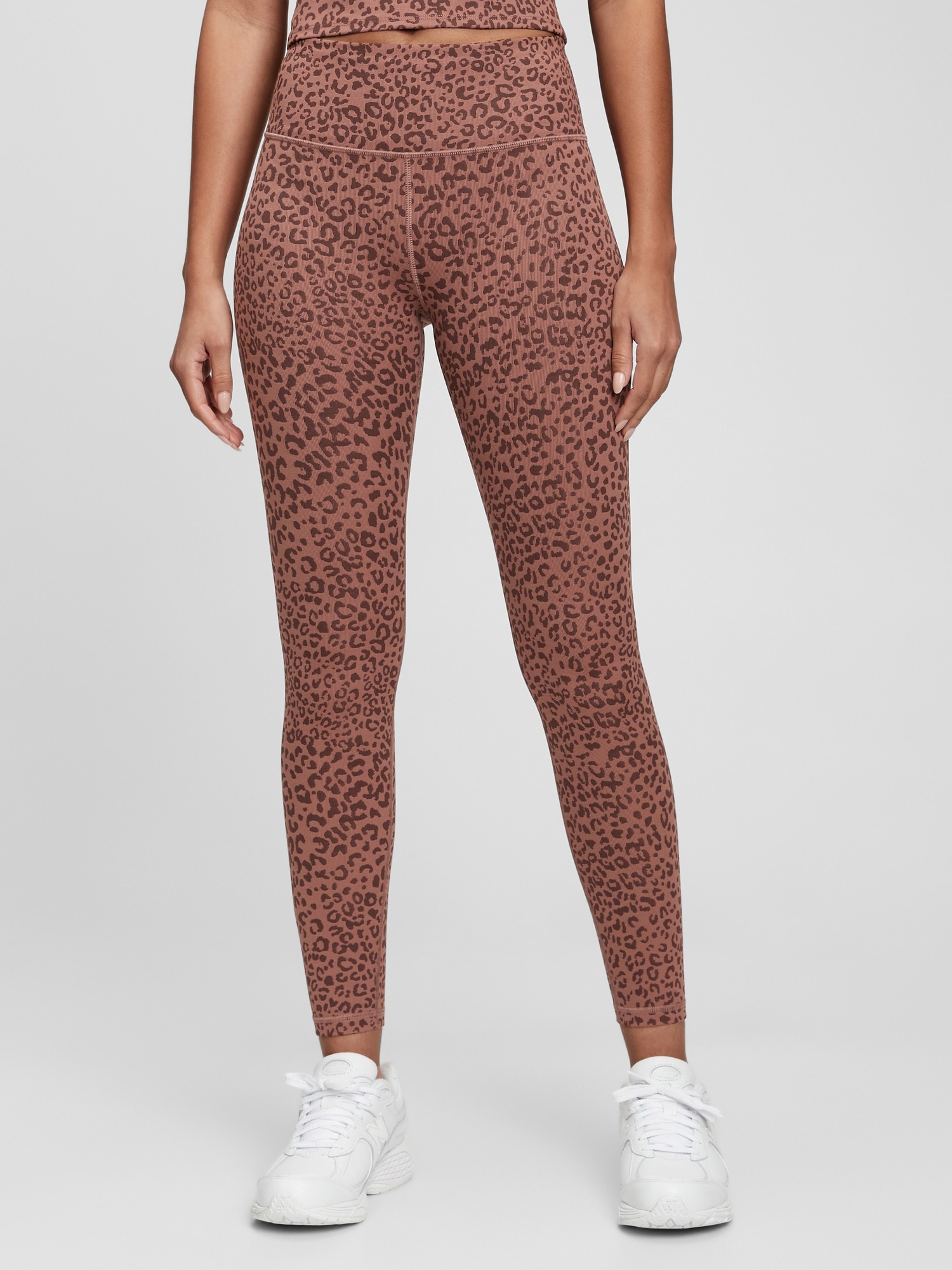 Nike Dri-FIT One Leopard Women's High Rise Leggings in Brown - WIT Fitness