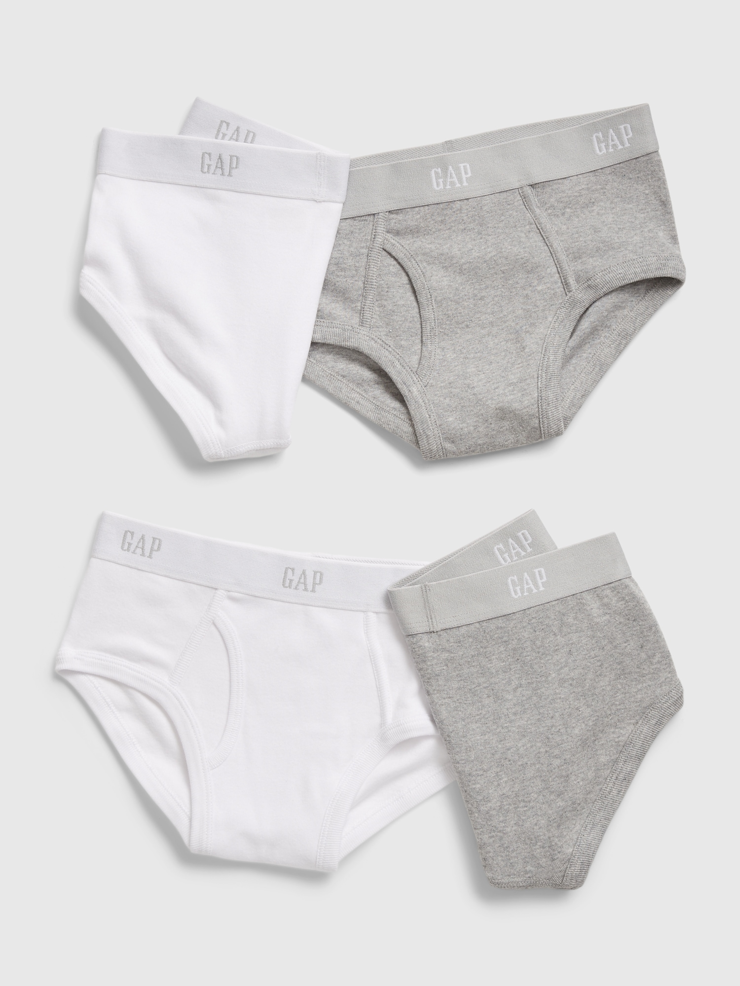 Gap Kids Organic Cotton Solid Briefs (4-Pack)