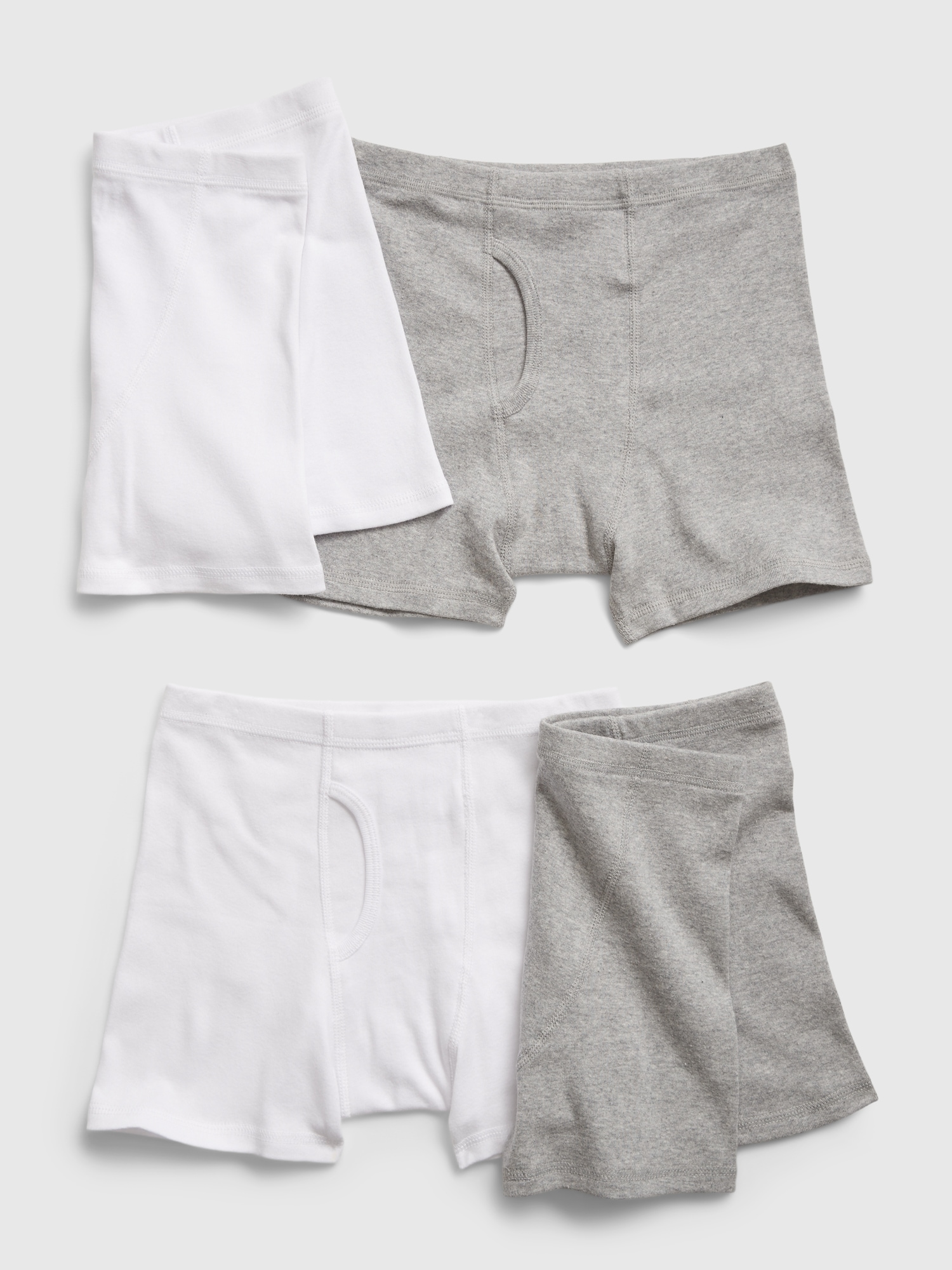 Gap Kids Organic Cotton Solid Boxer Briefs (4-Pack)