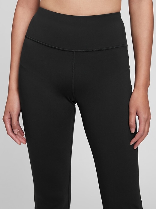 Image number 6 showing, GapFit Sky High Rise Recycled Power Flare Leggings