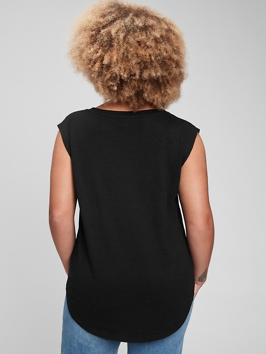 Image number 5 showing, Muscle Tunic T-Shirt