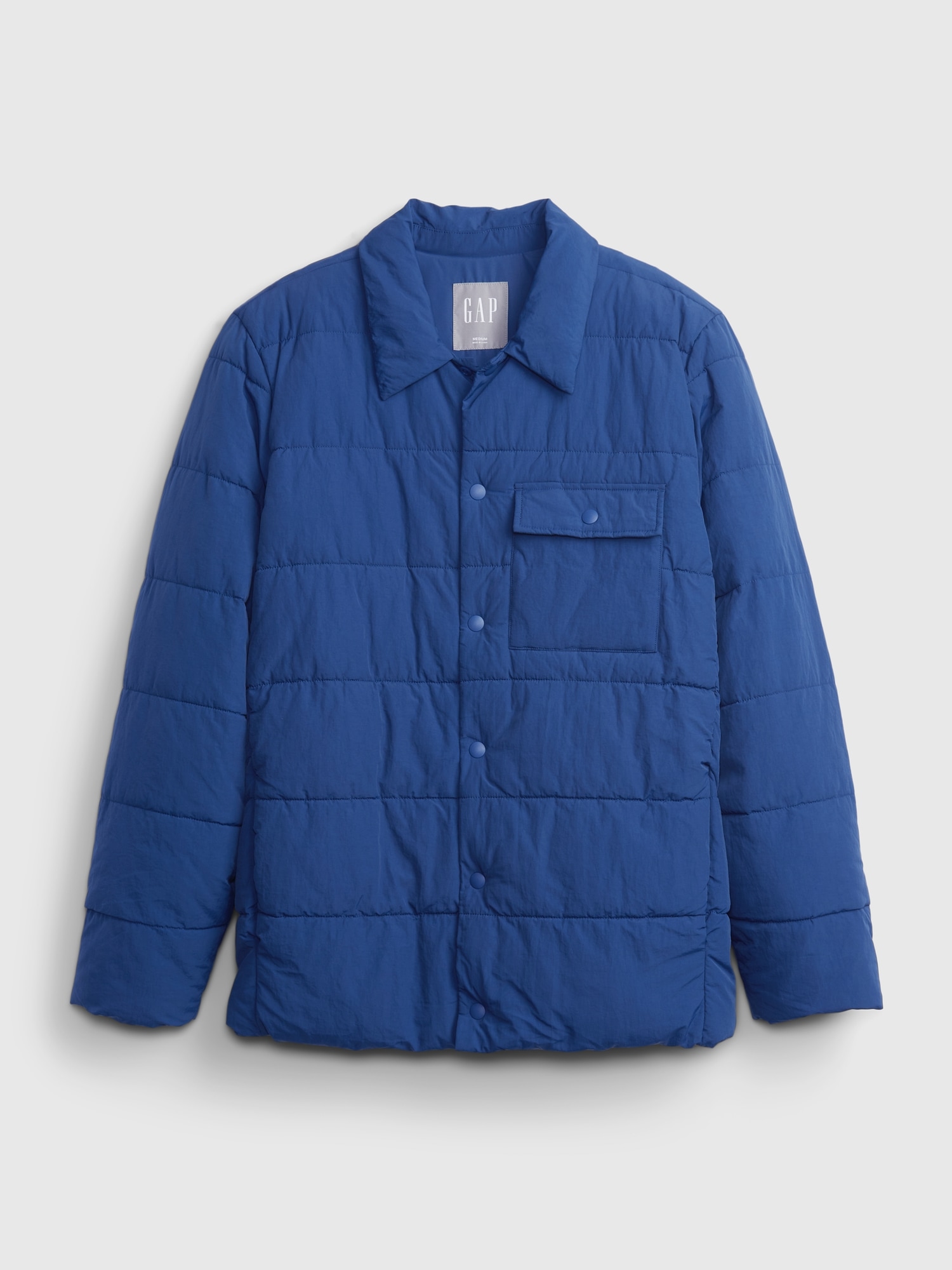 gap quilted shirt jacket