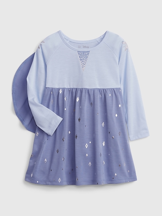 Image number 1 showing, babyGap &#124 Disney Elsa Cape PJ Dress