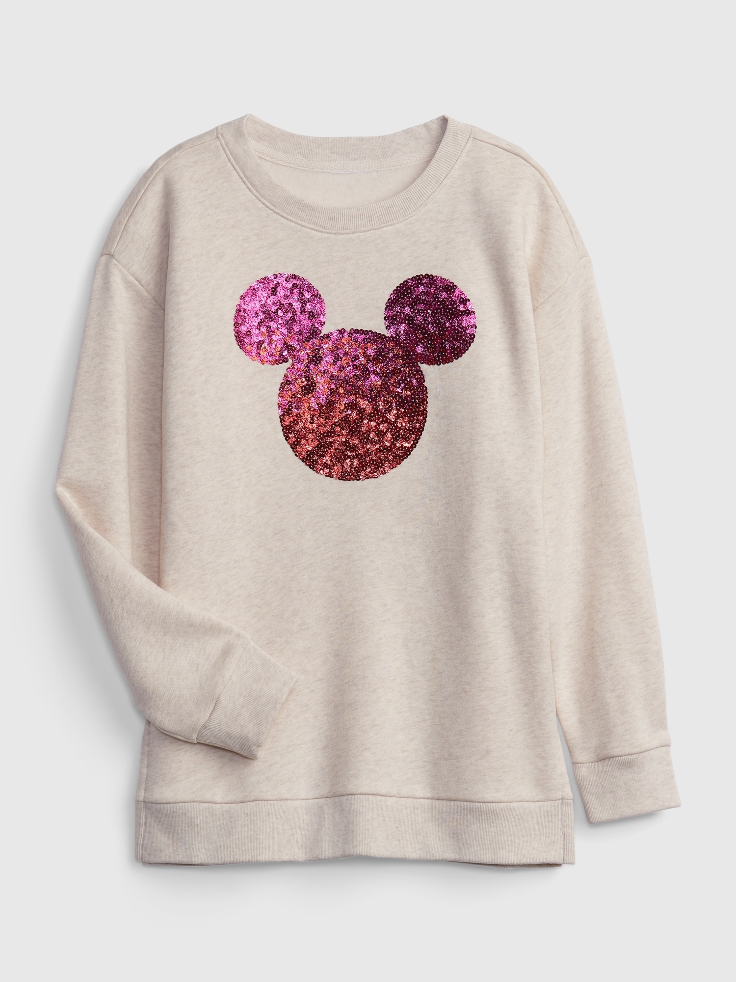Gap × Disney Kids Mickey Mouse Sequin Graphic Sweatshirt