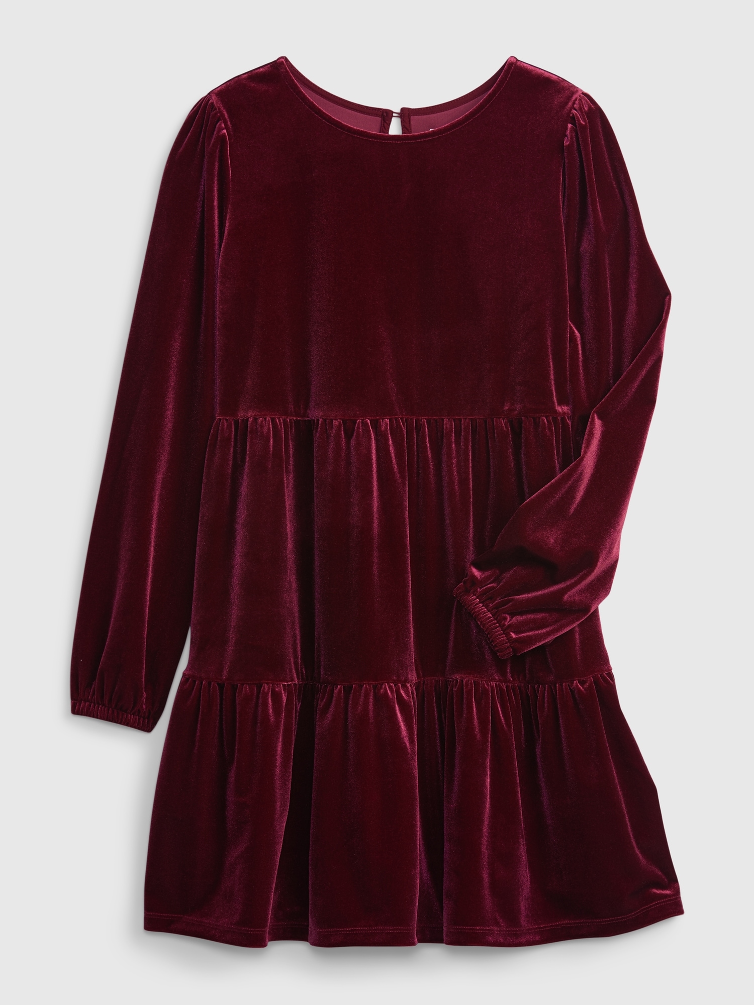 gap black velvet dress