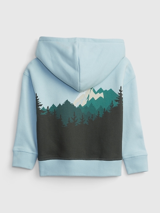 View large product image 2 of 3. Toddler Mountain Graphic Hoodie