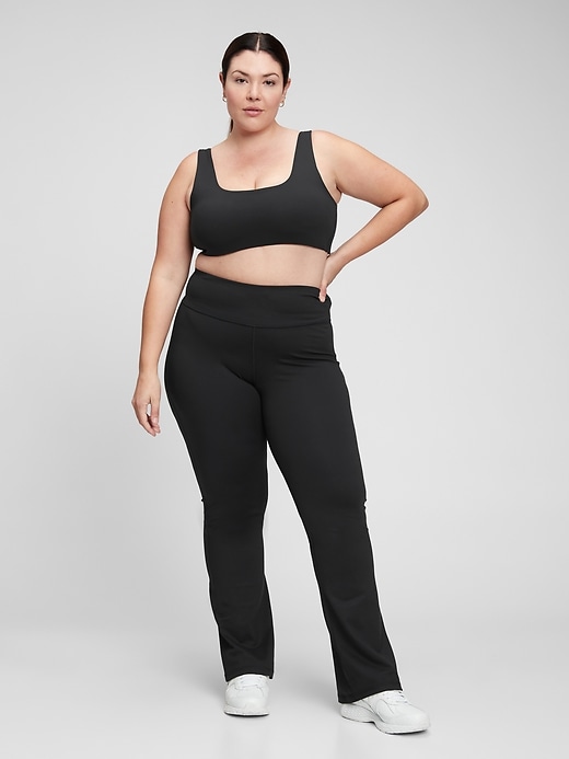 Image number 9 showing, GapFit Sky High Rise Power Flare Leggings