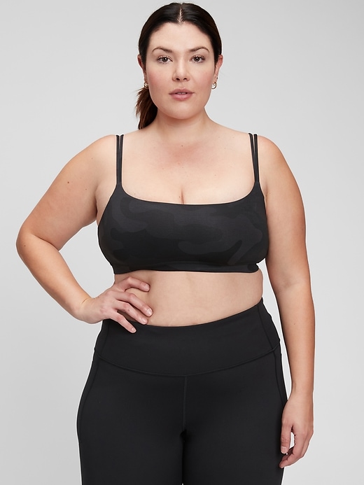 Image number 6 showing, GapFit Breathe Low Support Strappy Sports Bra