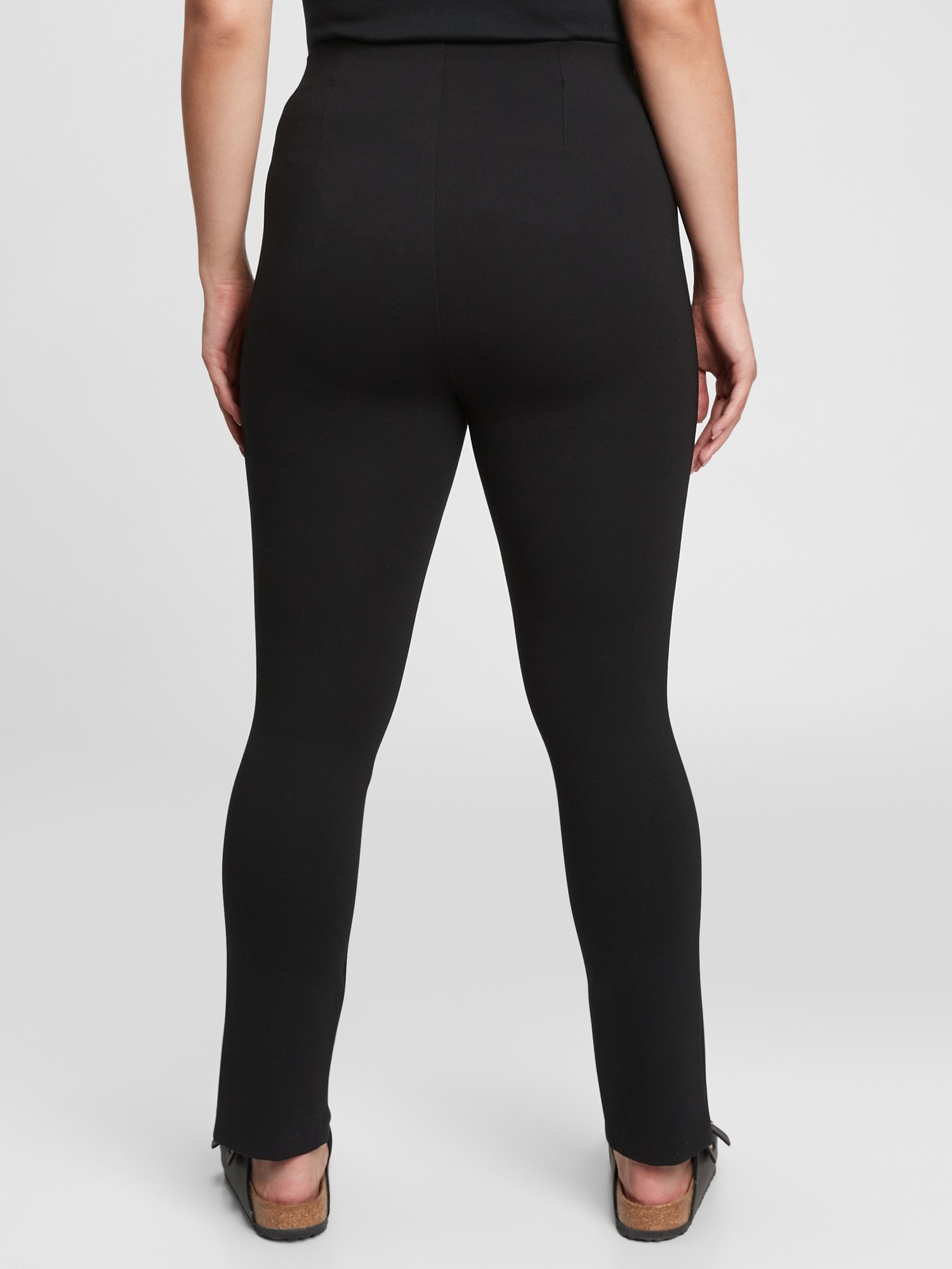 High Rise Slit-Front Leggings | Gap