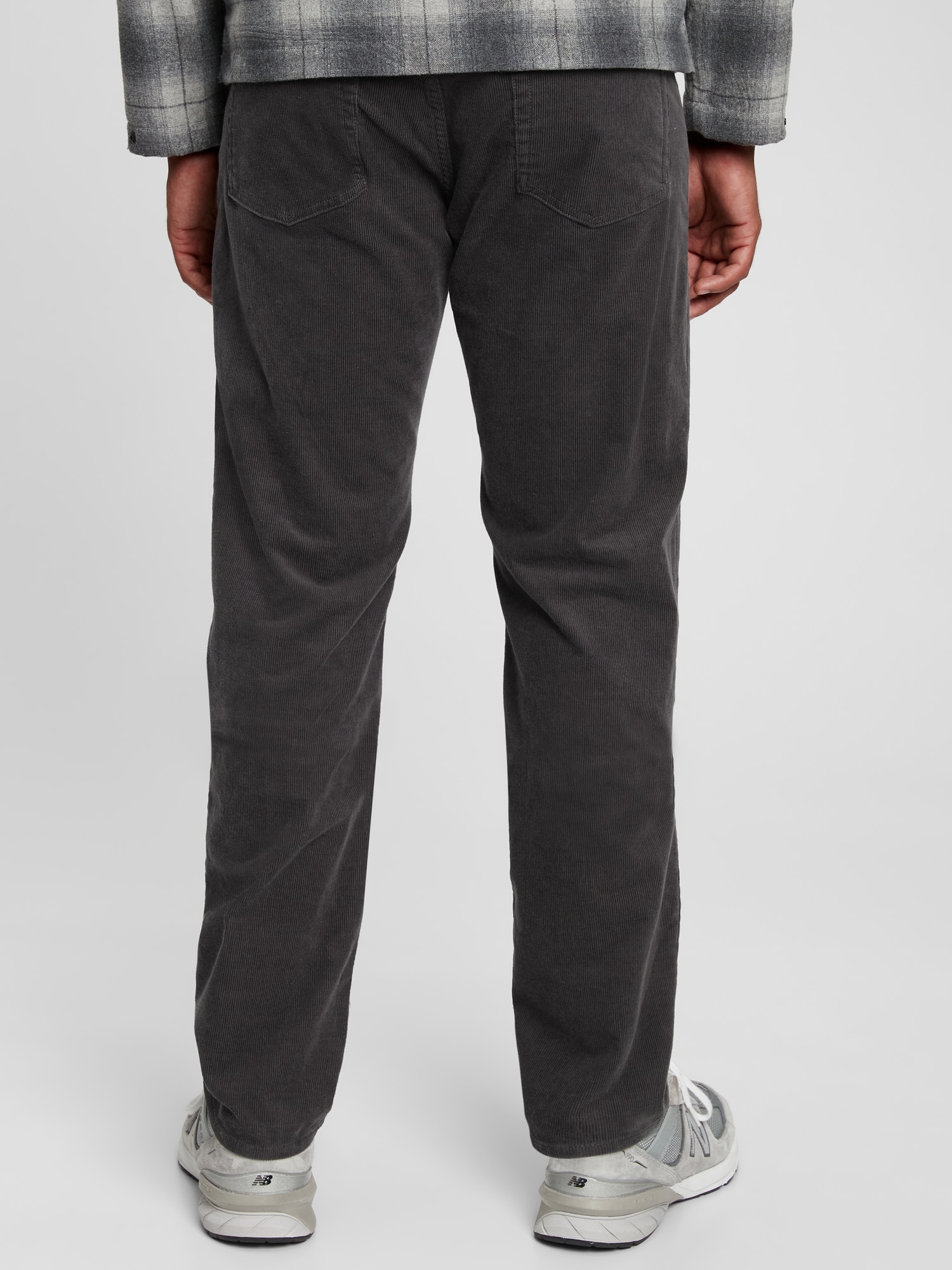 Corduroy Slim Straight Pants with Washwell Gap