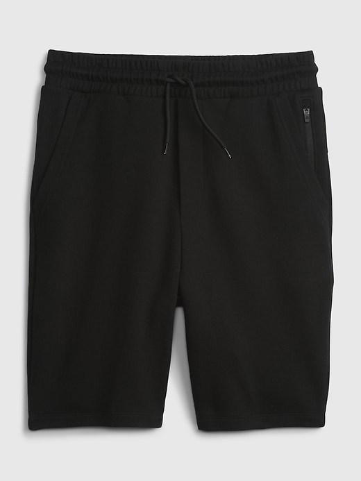 2 of 8 showing, with the color true black of product GapFit Teen Fit Tech Shorts
