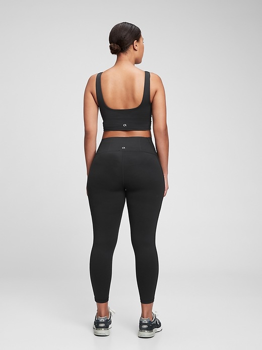 Image number 2 showing, GapFit High Rise Power Compression Recycled 7/8 Leggings