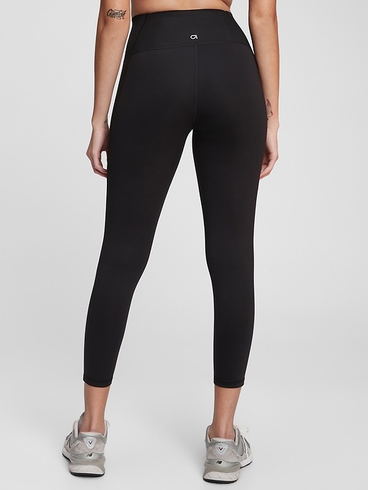 Image number 5 showing, GapFit High Rise Power Compression Recycled 7/8 Leggings