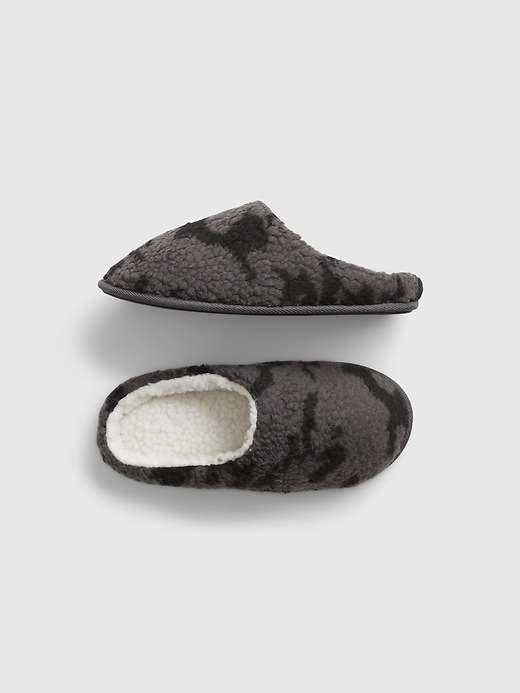 View large product image 1 of 1. Kids Camo Slippers