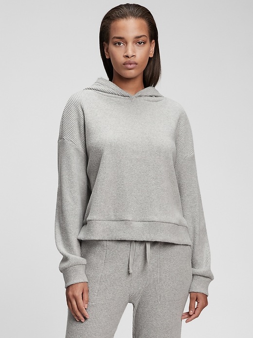 Image number 5 showing, Cozy Ribbed Hoodie
