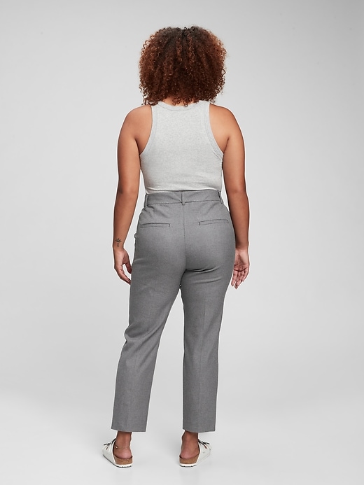 2 of 8 showing, with the color heather grey of product High Rise Slim Pants
