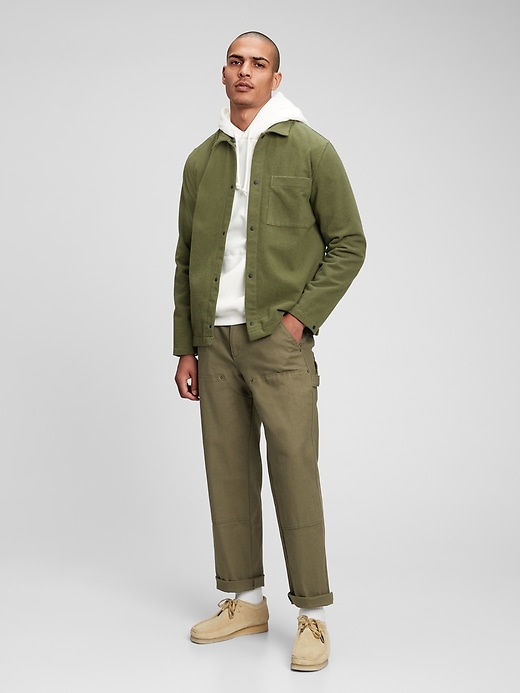 View large product image 1 of 1. Snap-Front Shirt in Untucked Fit