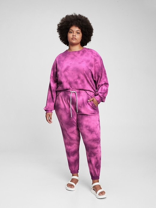 1 of 8 showing, with the color PURPLE TIE DYE of product Vintage Soft Classic Joggers